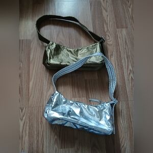 Baggu Gold and Silver Women's Cargo Shoulder Bags